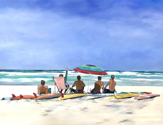 beach-oilpainting-boyz-mialaing-yallingup