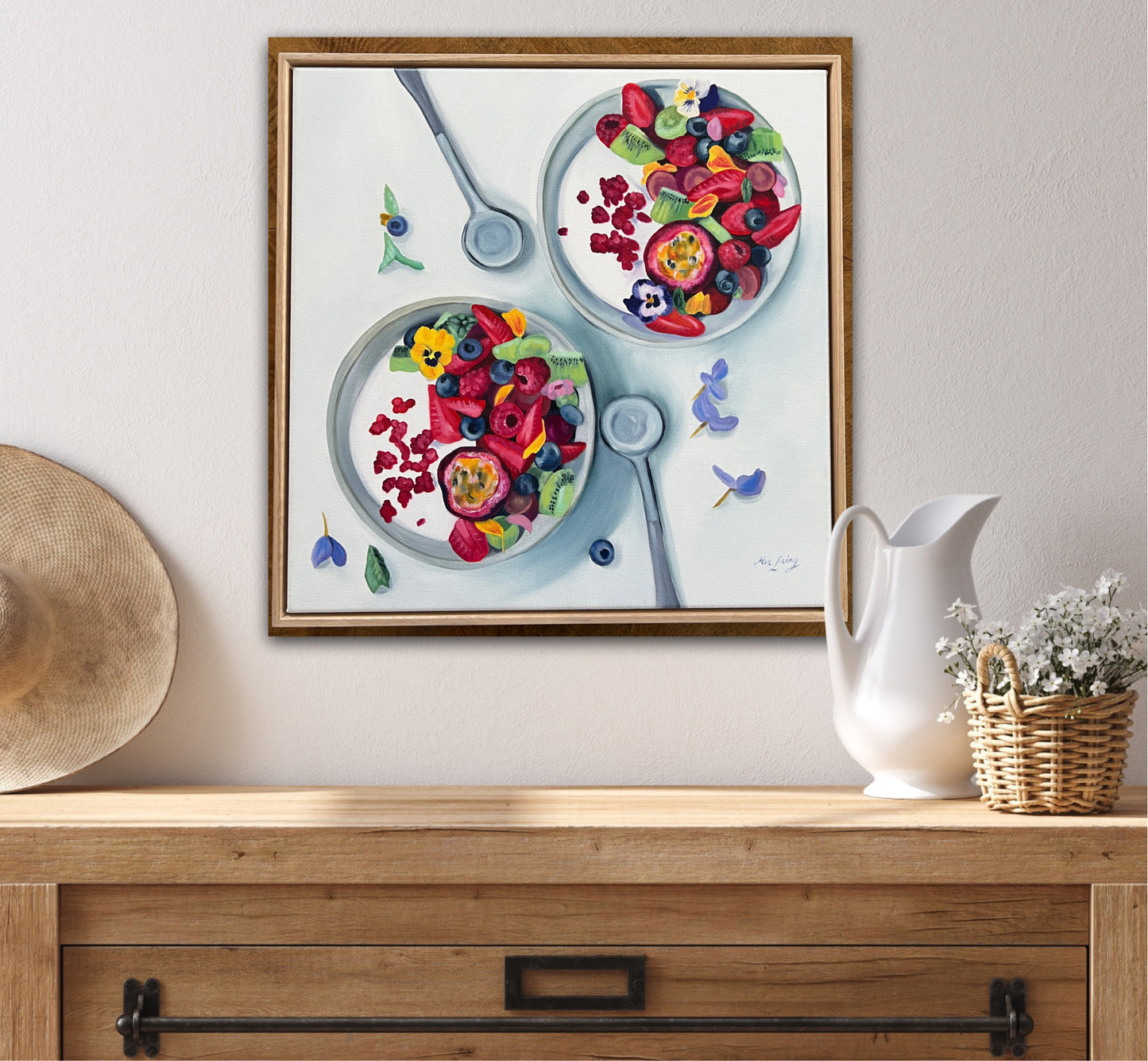 Passionfruit and Pansies