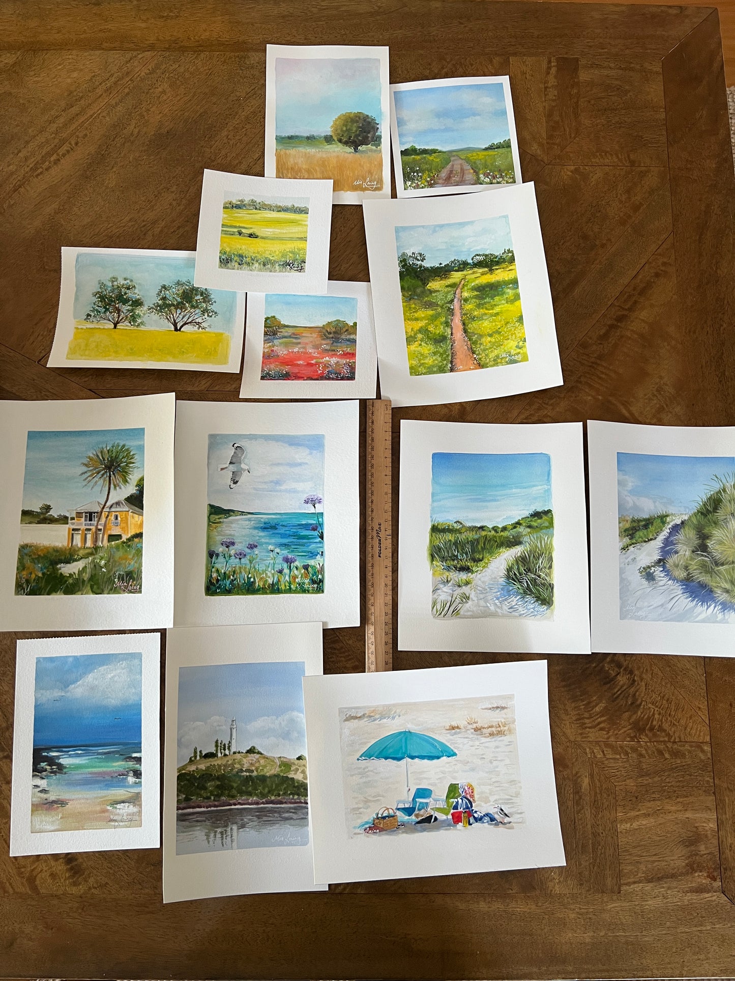 Little Paintings, Big Places - Beach Path