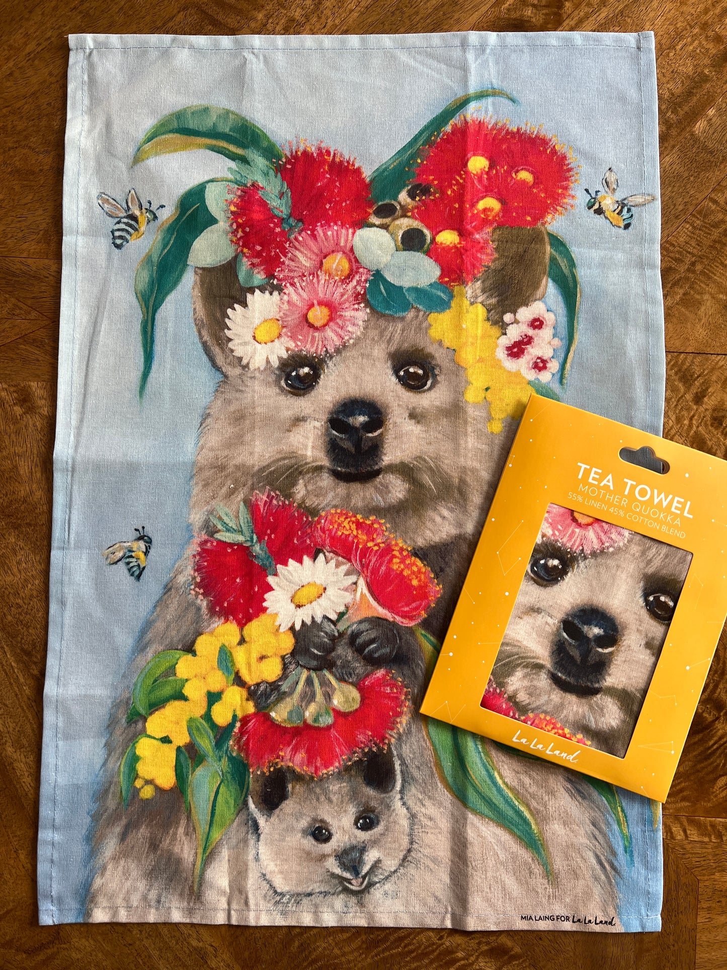 Quokka and Bub Tea Towel