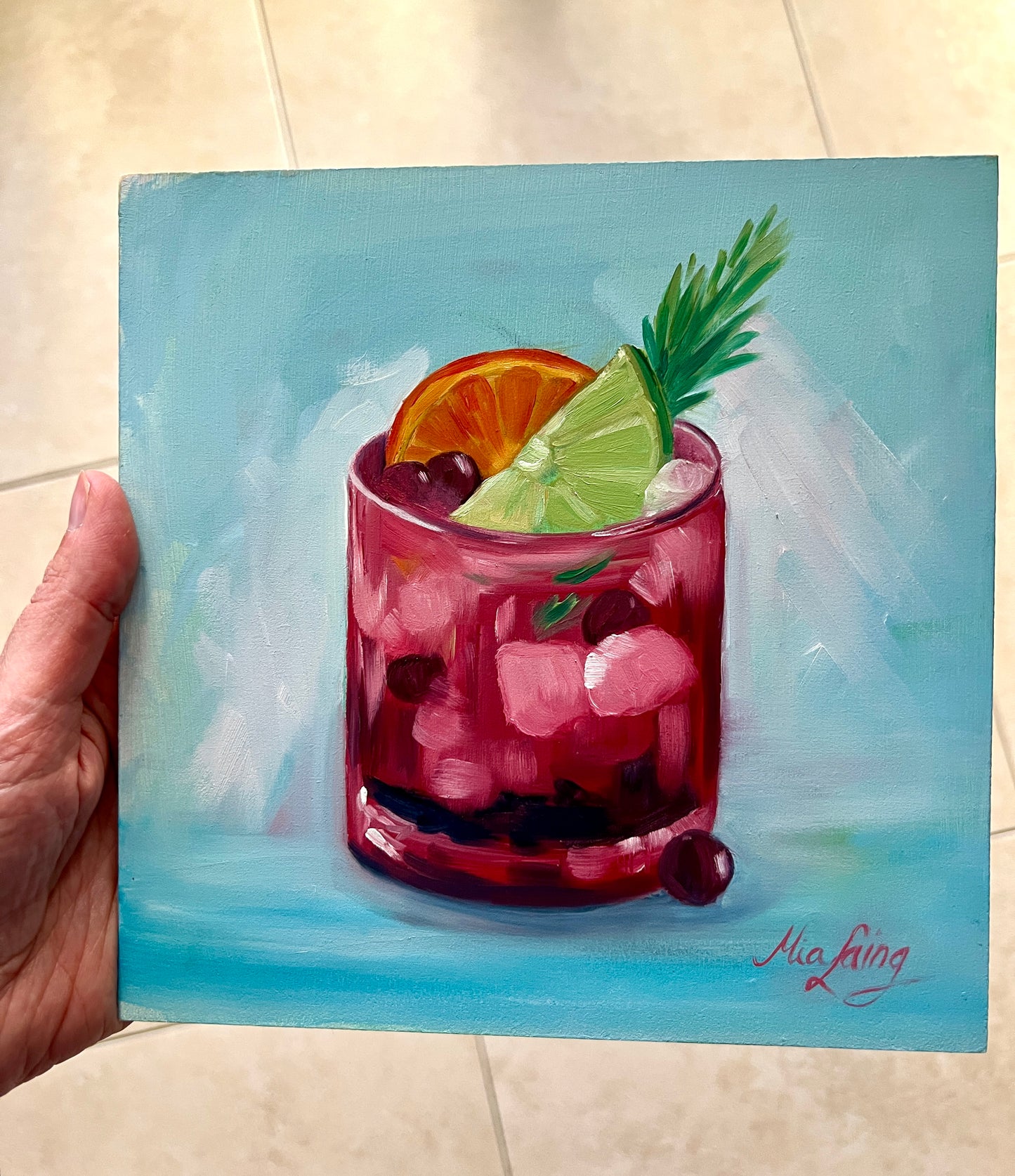 Happy Hour -little Things Oil Painting