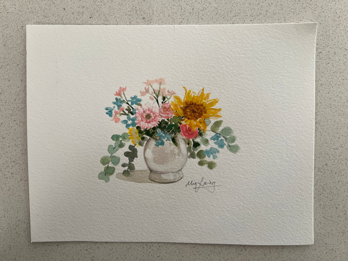 Little Gouache - A Happy Bunch Illustration