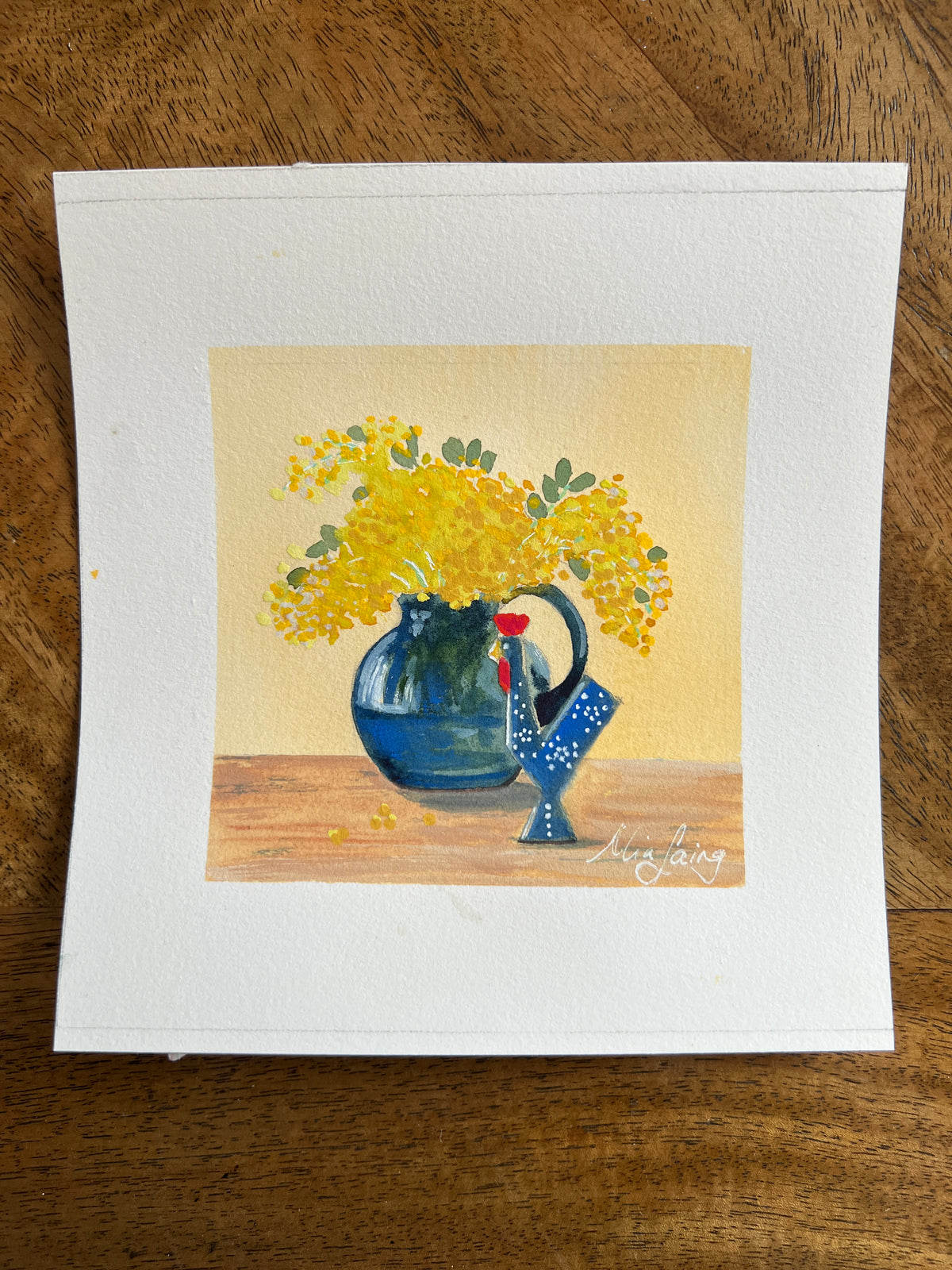 Little Gouache - Wattle
