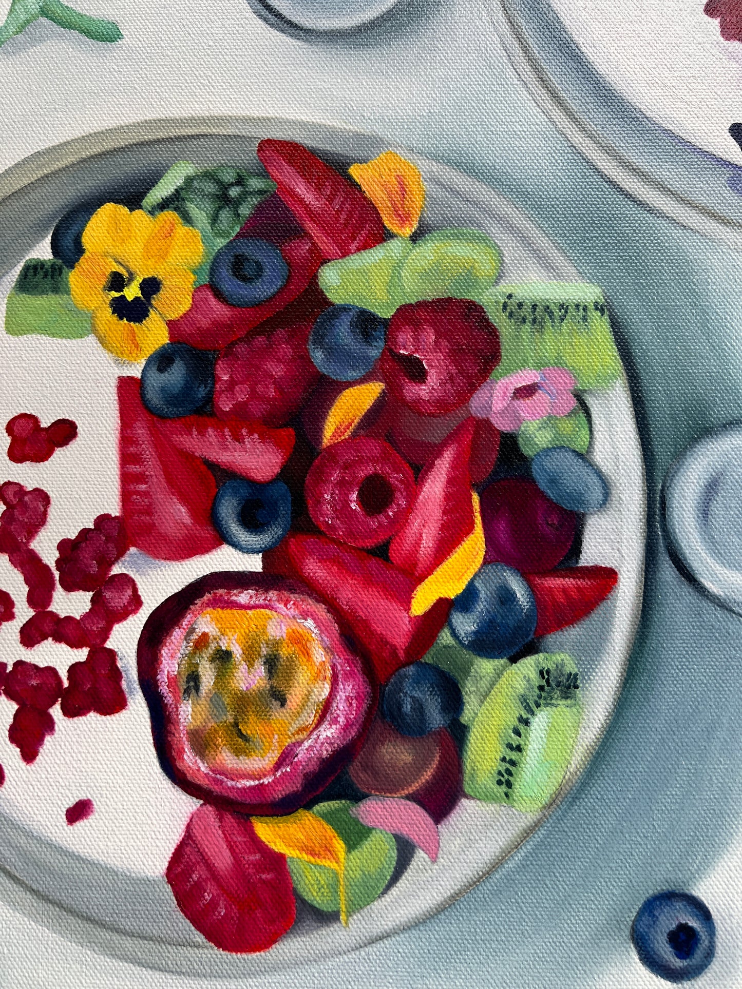 Passionfruit and Pansies