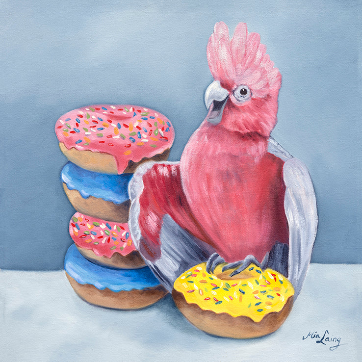 Pink and Grey - Fine Art Print
