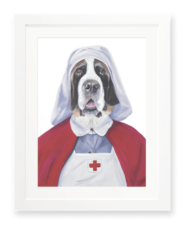 Matron St Bernard - Fine Art Print