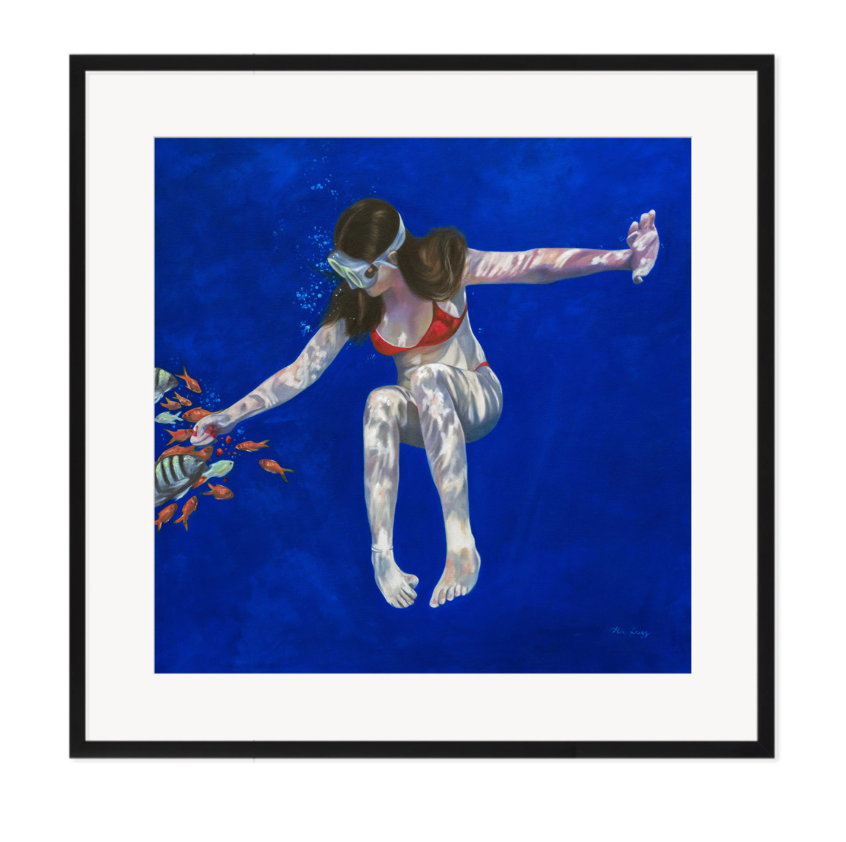Watermelon Girl - Fine Art Print