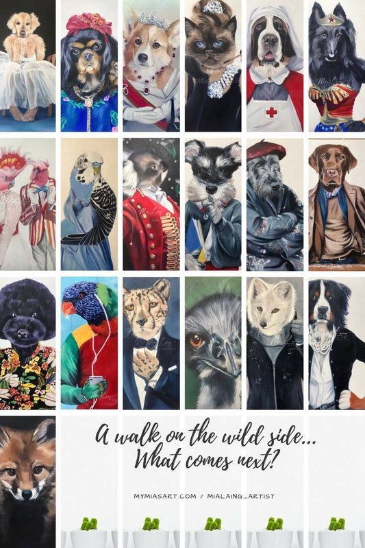 pet portraits by Mia Laing