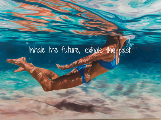 Breathe, Oil on canvas 2016 Mia Laing