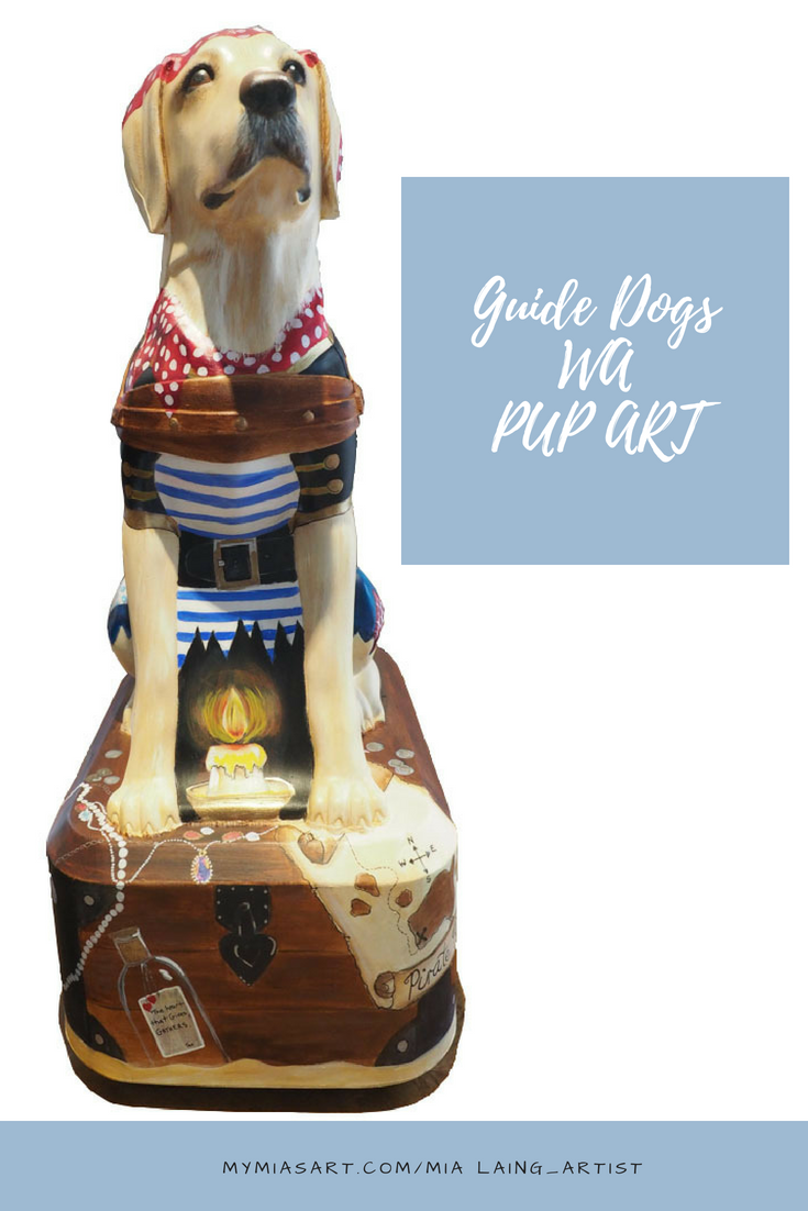 Pup Art For Guide Dogs WA 2018 – Mia Laing Art