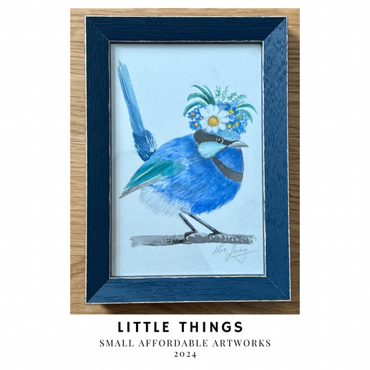 Little Thing #10 Blue Fairy Wren