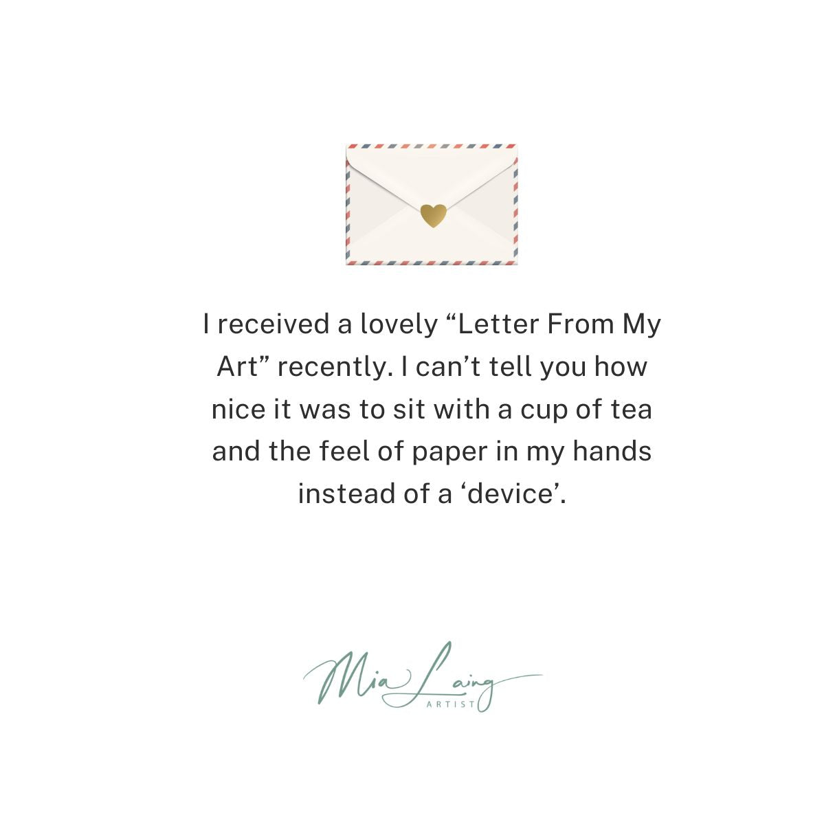 Letters From My Art - Little Prints And Treasures To Collect