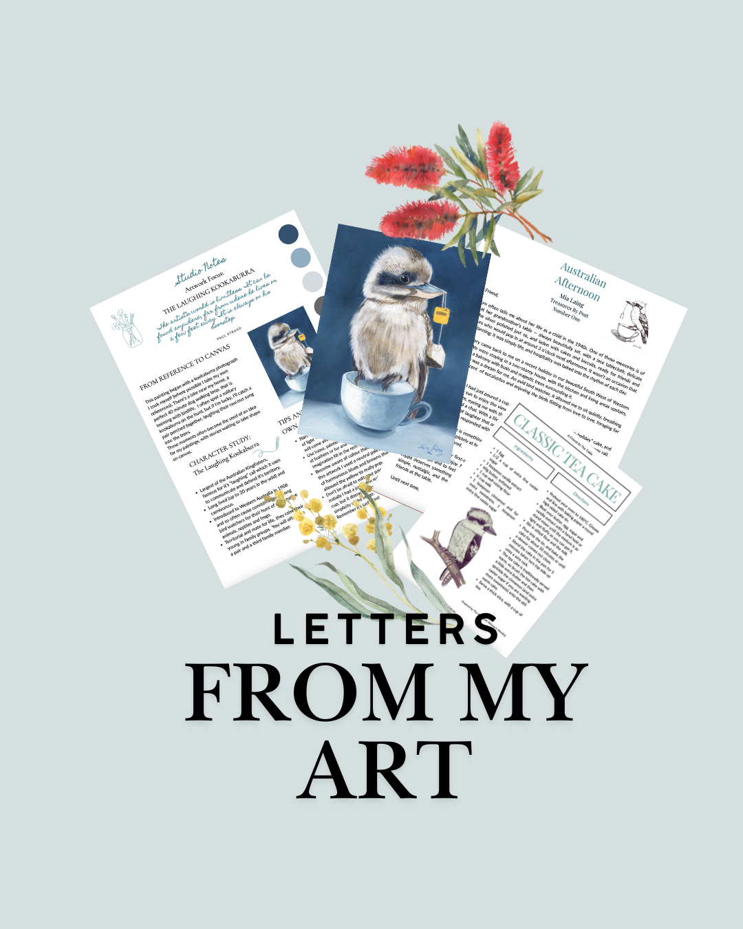 Australian Afternoon #1 Letter From My Art