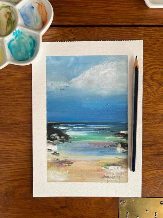 Little Paintings, Big Places - Rottnest Basin Abstract