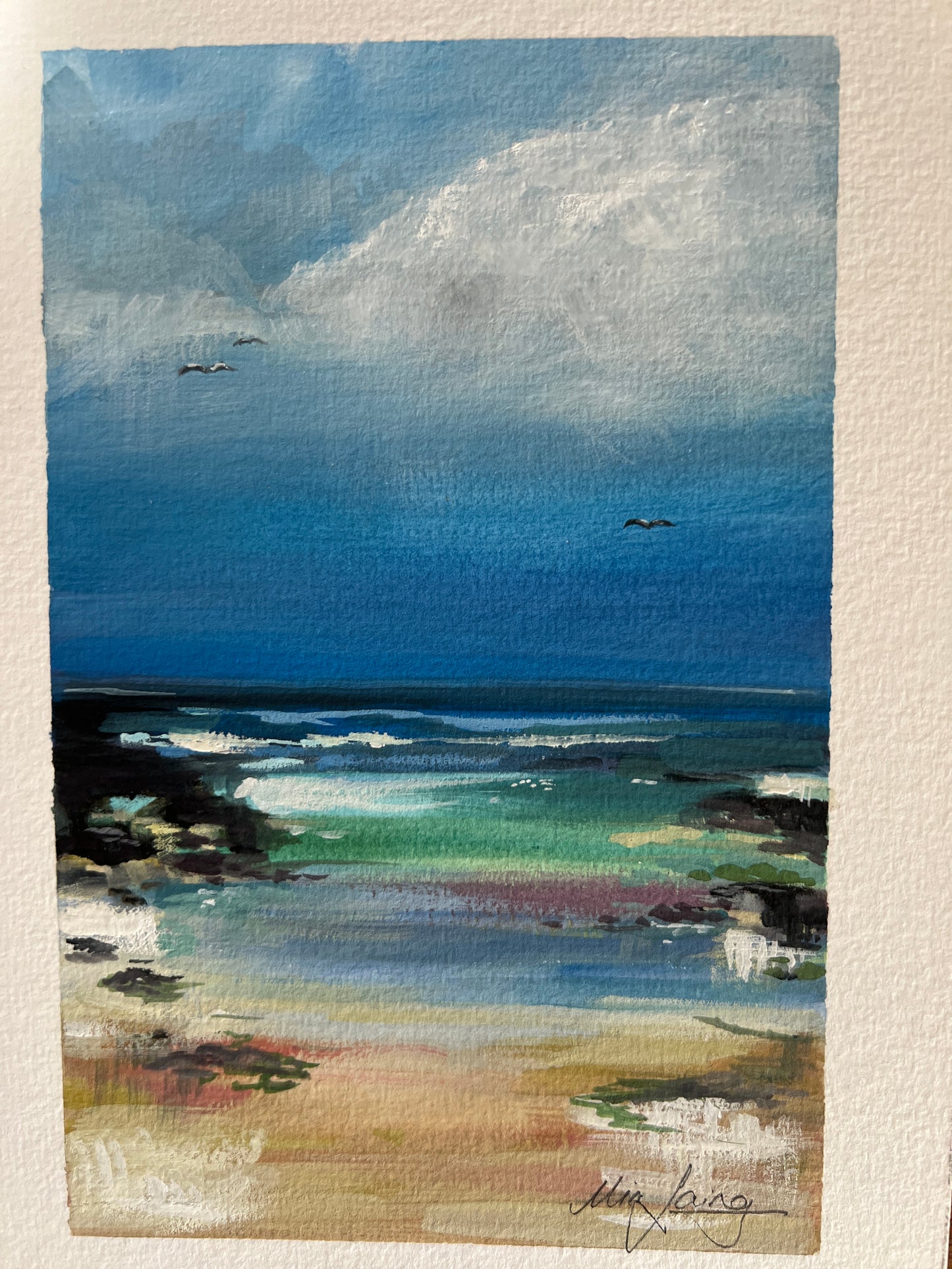 Little Paintings, Big Places - Rottnest Basin Abstract