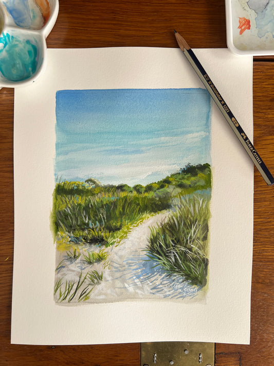 Little Paintings, Big Places - Beach Path