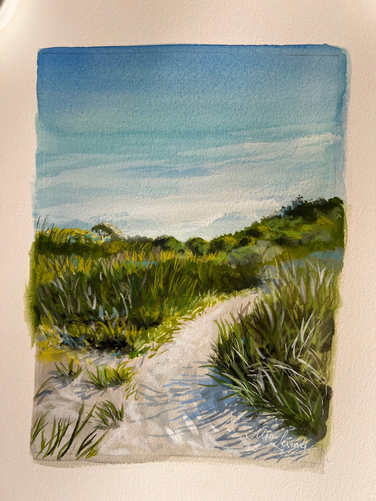 Little Paintings, Big Places - Beach Path