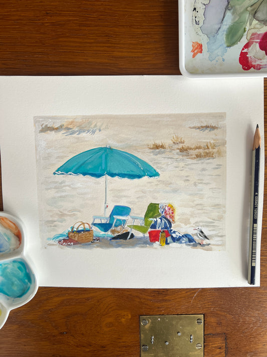 Little Paintings, Big Places - Gone For A Dip