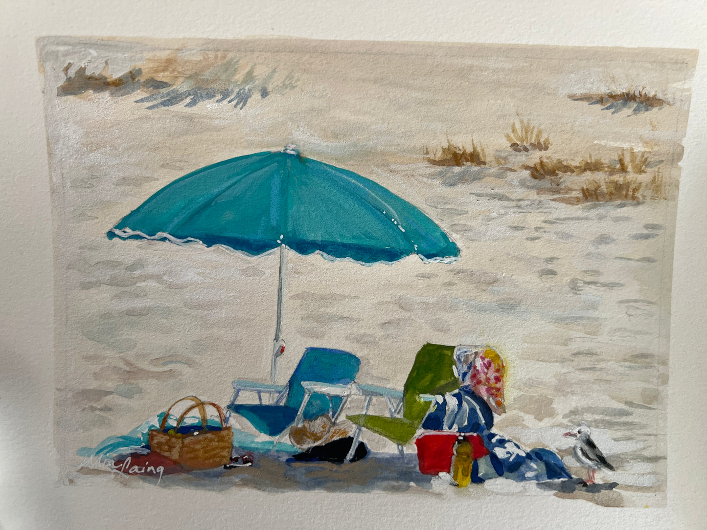 Little Paintings, Big Places - Gone For A Dip