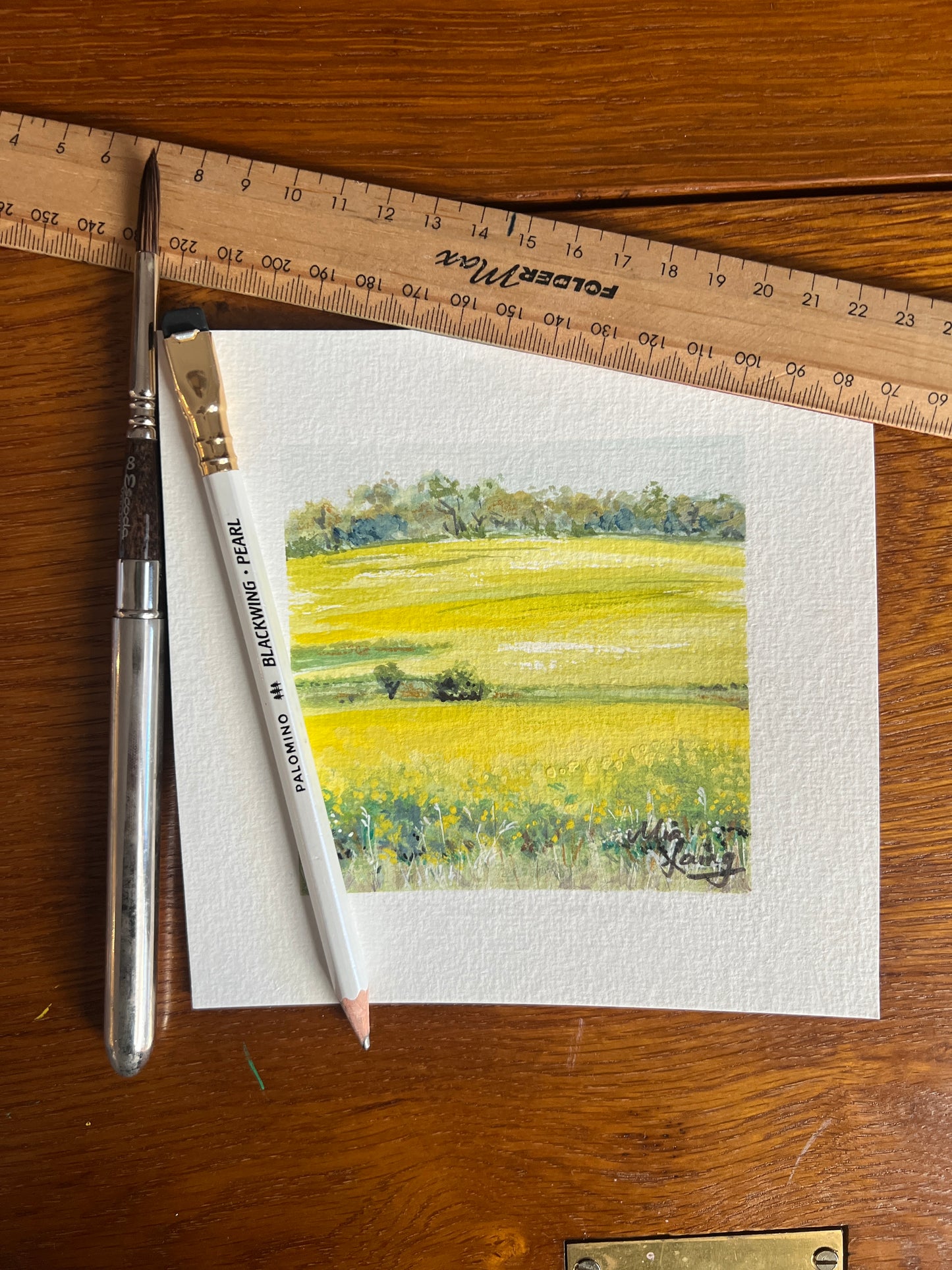Little Paintings, Big Places - Fields of Gold