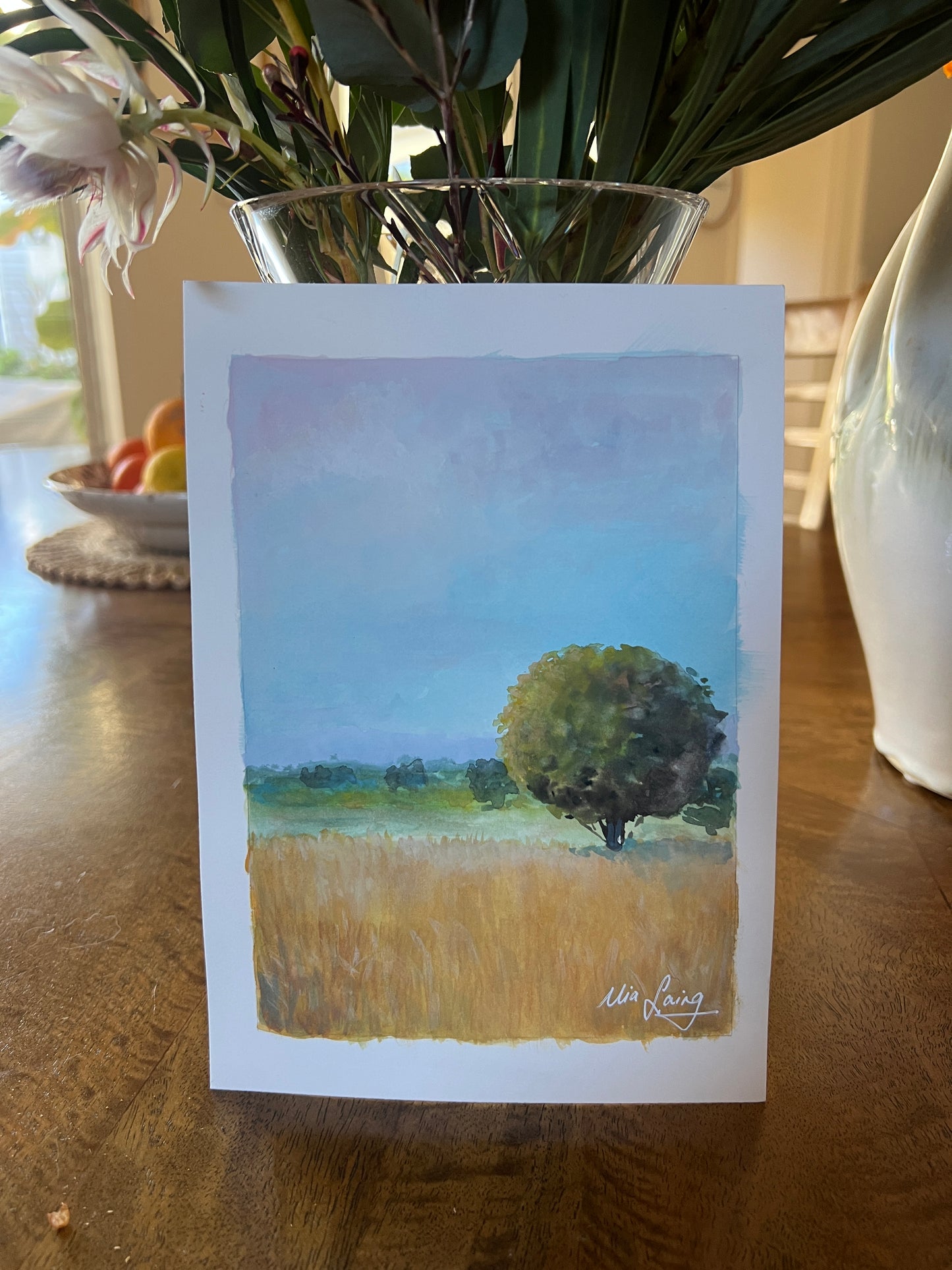 Little Paintings, Big Places - Wheat Field