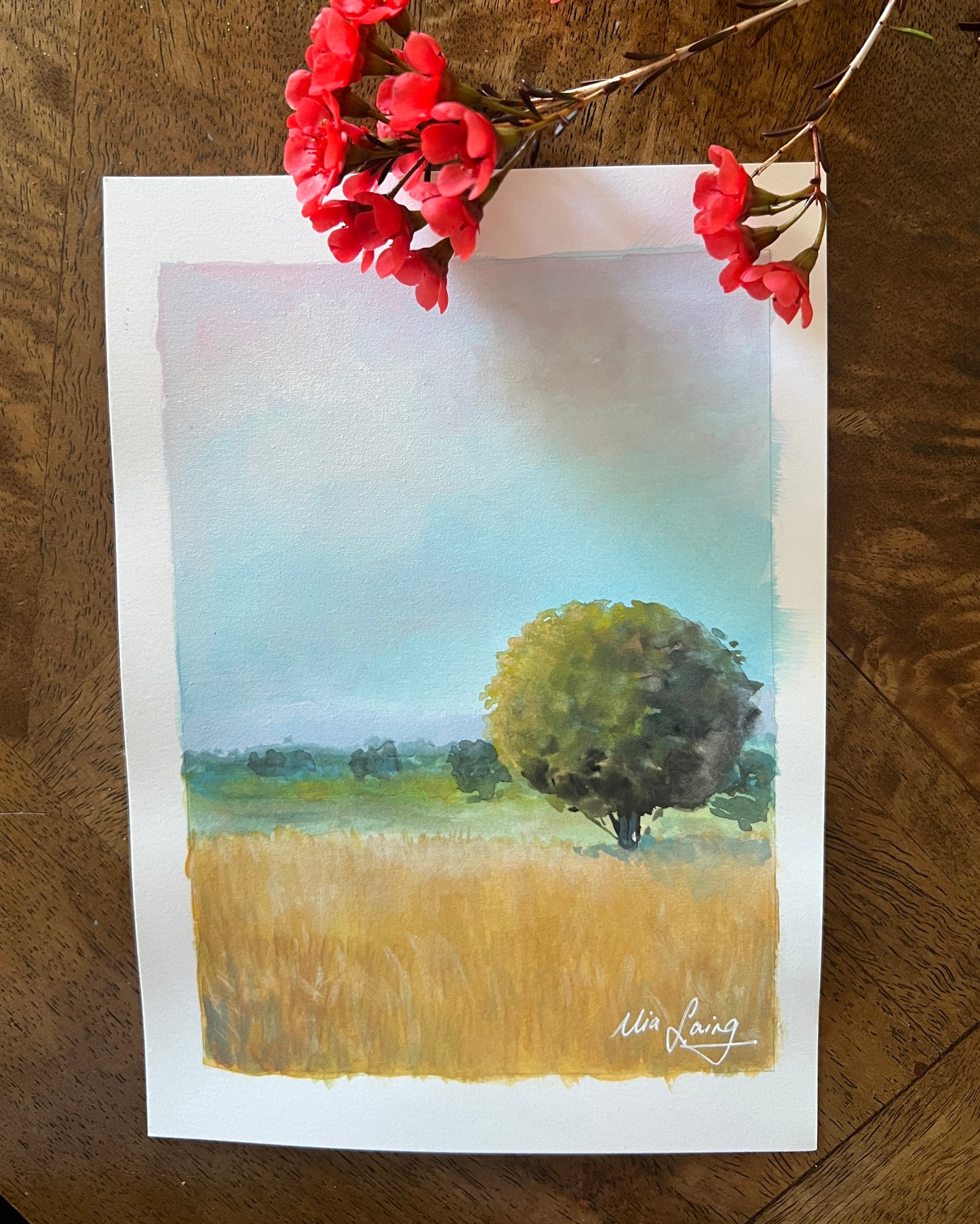 Little Paintings, Big Places - Wheat Field