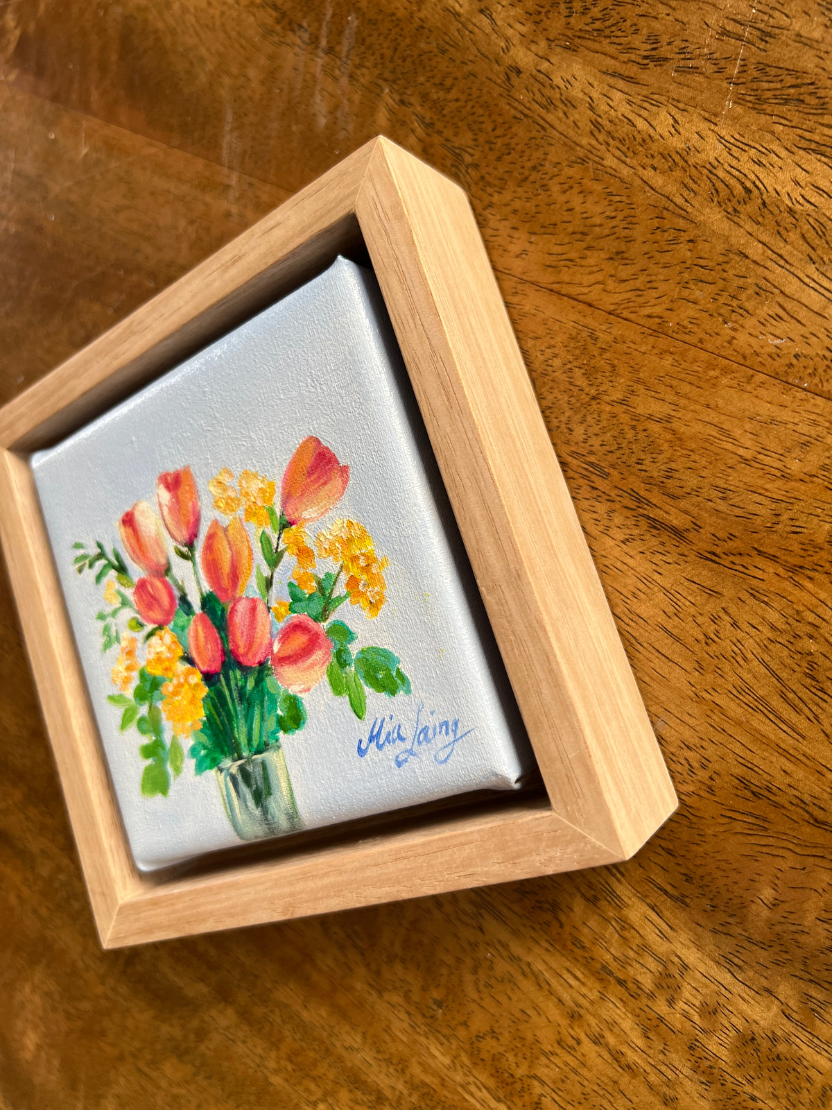 Little Things - A Little Painting Collection -Pink Tulips