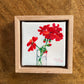 Little Things - A Little Painting Collection - Bold Red Geraniums