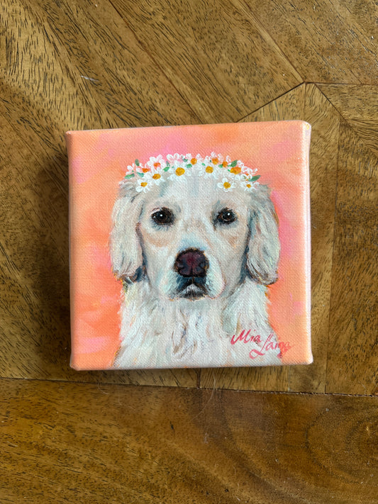 Little Things - A Little Painting Collection - My favourite Dog
