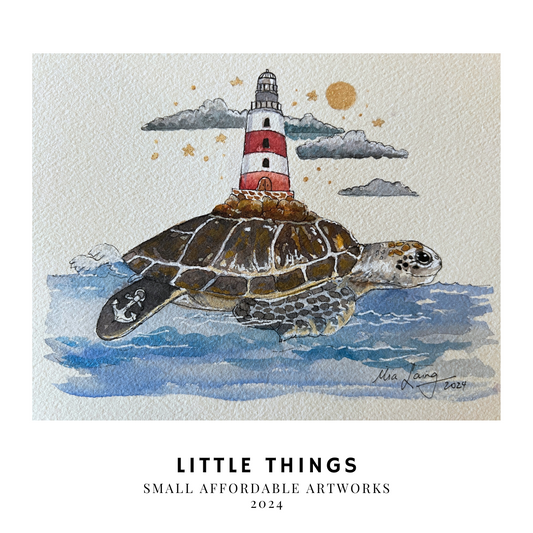 Little Thing #15 Turtle Illustration