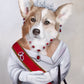 Elizabeth Queen Of The Corgi - Fine Art Print
