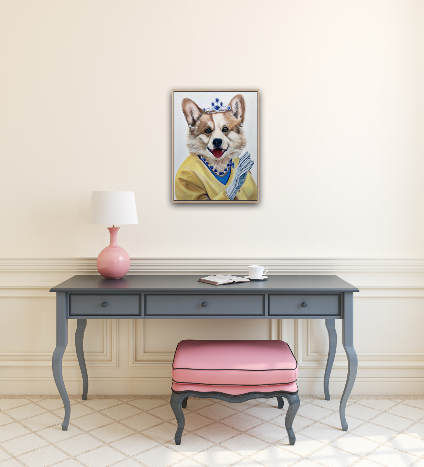 Corgi Queen - Fine Art Print