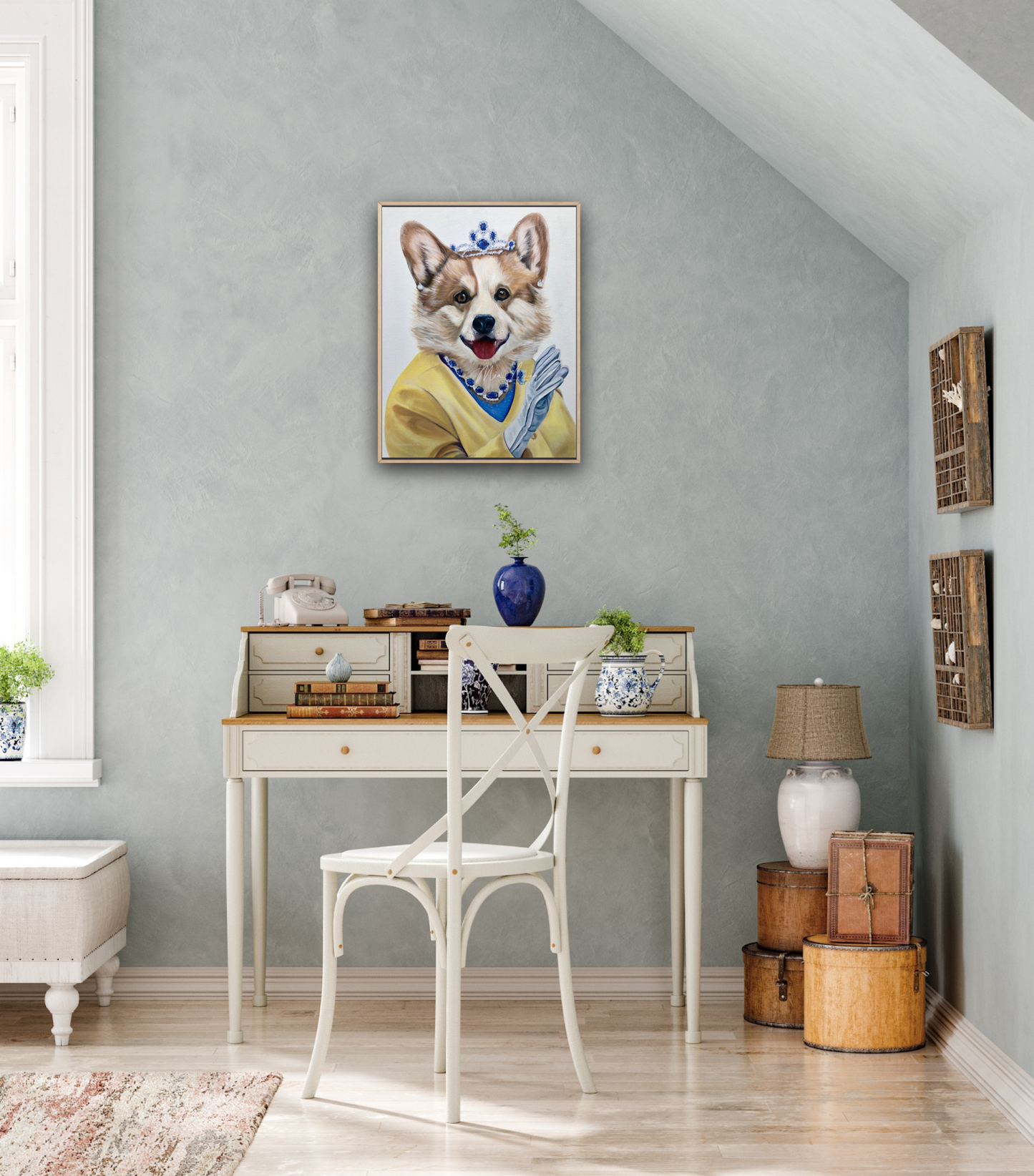 Corgi Queen - Fine Art Print