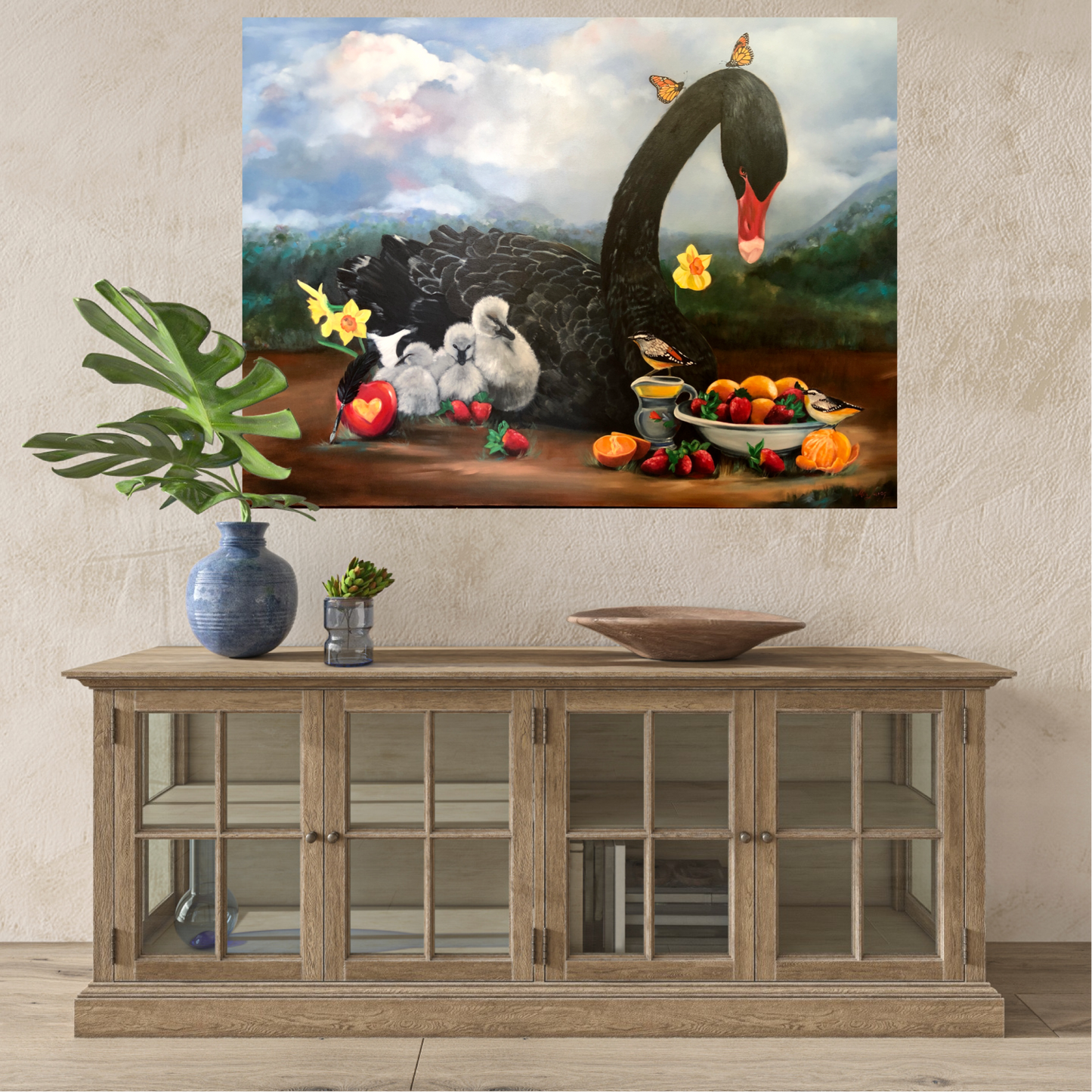 The Strawberry Thief  - Fine Art Print