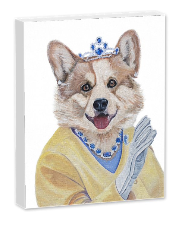Corgi Queen - Fine Art Print