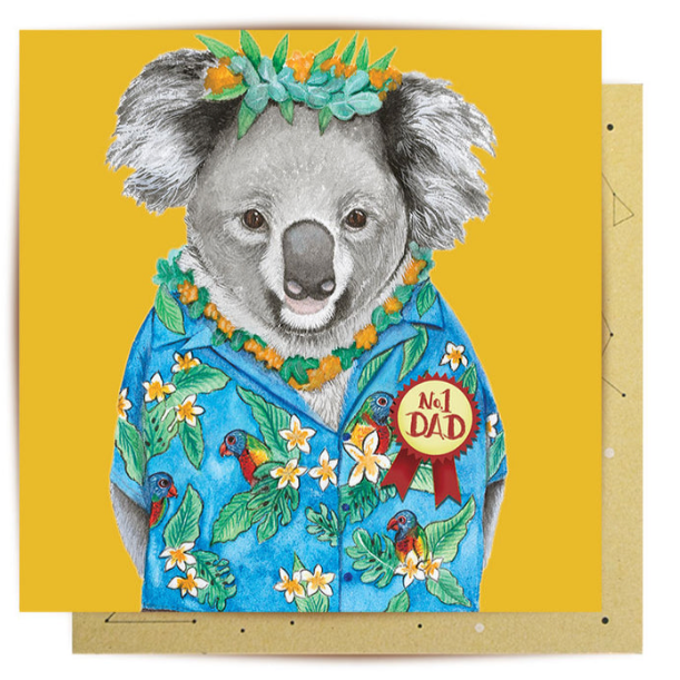 Greeting Card Aloha Koala