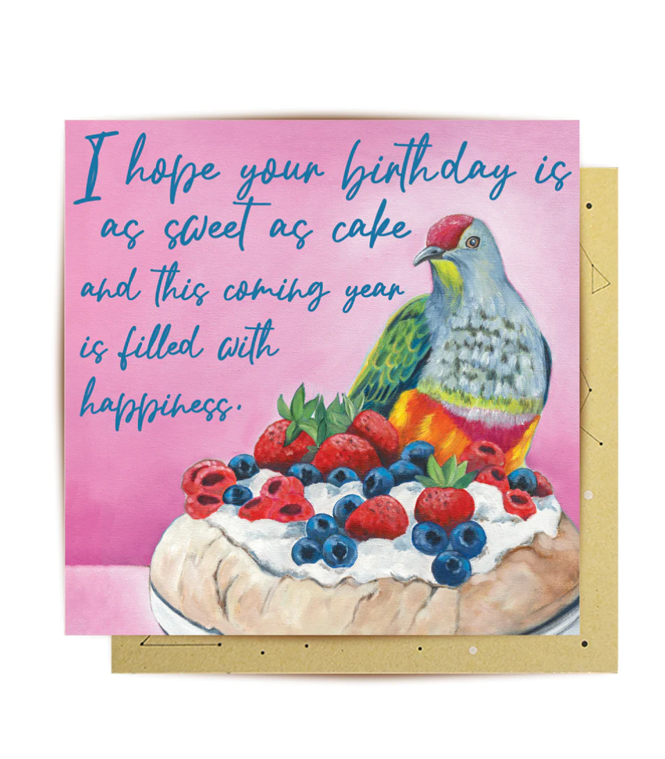 Greeting Card Pavlova Princess Birthday