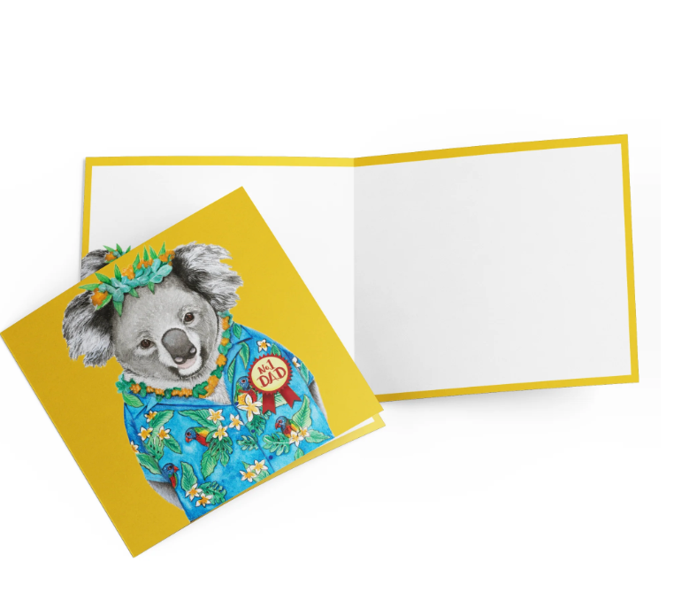 Greeting Card Aloha Koala