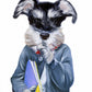 Shh..shnauzer - Fine Art Print