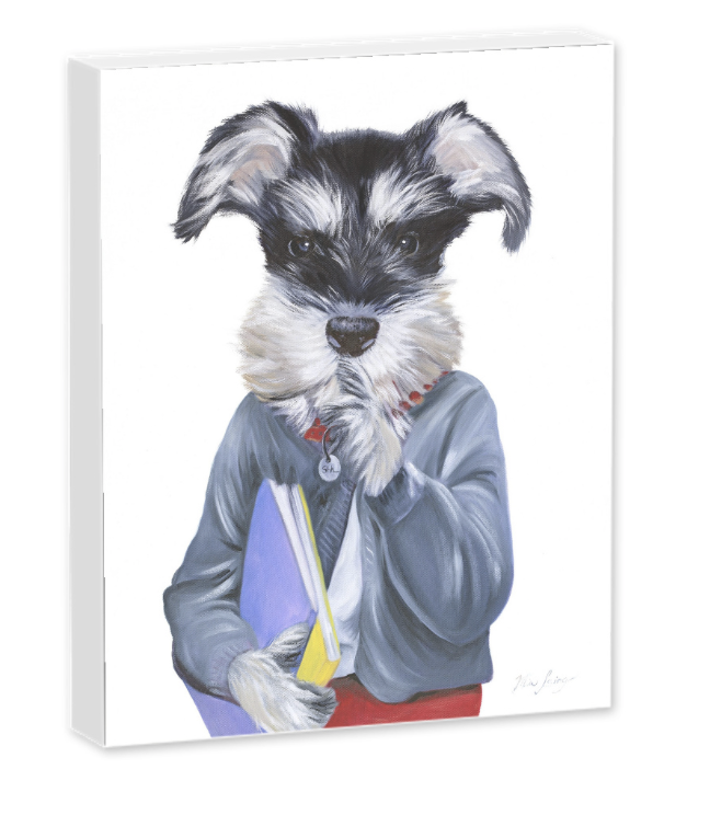 Shh..shnauzer - Fine Art Print