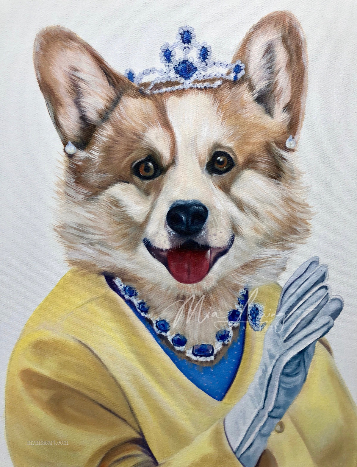The Royal Corgi - Fine Art Print